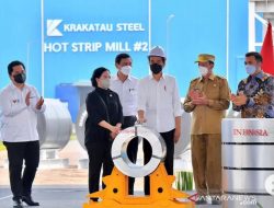 Presiden Jokowi resmikan pabrik baja canggih milik Krakatau Steel